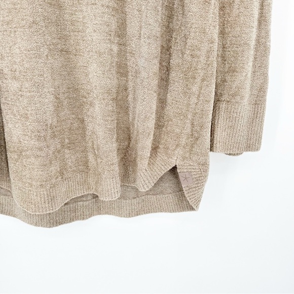 NWT Barefoot Dreams Coastal Cowl Neck Tunic Dark Khaki - Picture 8 of 9